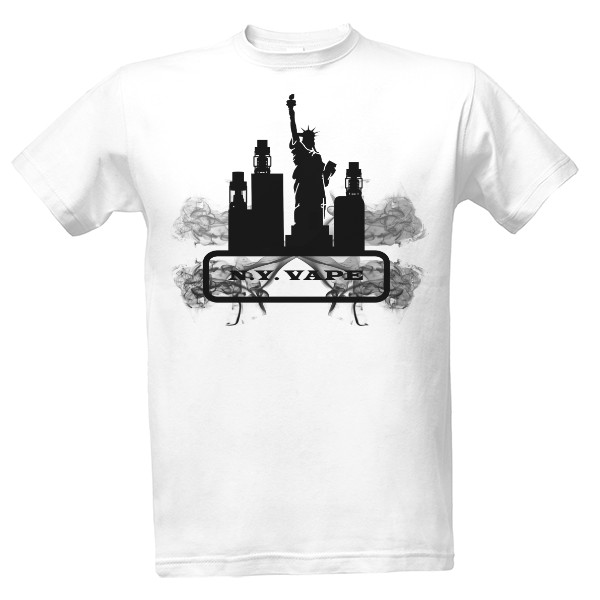 Tričko s potiskem N.Y. Vape