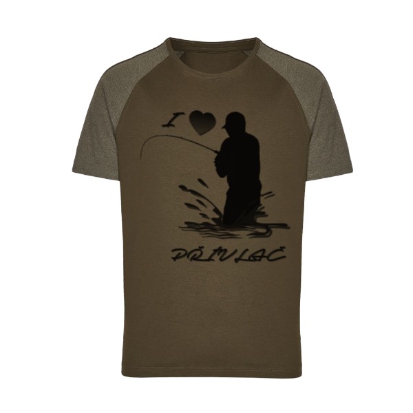 Tričko s potiskem Rybářské triko přívlač