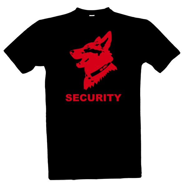 Tričko s potiskem Security