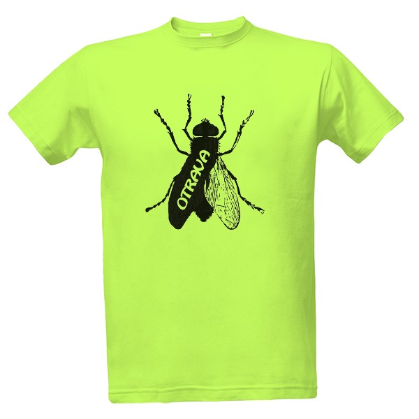 Tričko s potiskem Triko moucha OTRAVA